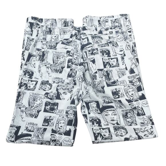 Reformation Newsprint Comic High Rise Straight Long Jeans - Size 26 - Picture 13 of 16